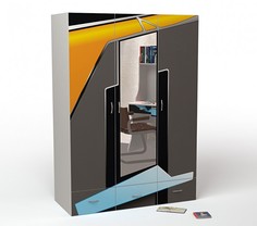 Шкафы Шкаф ABC-King 3-х дверный Pilot с зеркалом