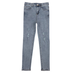 Брюки и джинсы Playtoday Брюки текстильные джинсовые для девочек 12221118