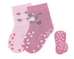 Белье и колготки Sterntaler Носки с ABS для ползанья 8012024 2 пары