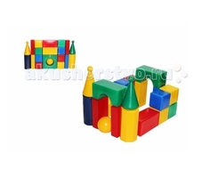 Развивающие игрушки Развивающая игрушка СВСД Строительный набор Стена-смайл (21 элемент)