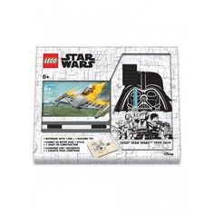 Блокноты Lego Star Wars Книга для записей с ручкой и минифигурой Naboo Starfighter