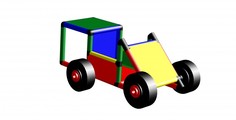Спортивные комплексы Quadro Конструктор крупногабаритный Offroad