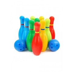 Активные игры Colorplast Набор для боулинга: 10 кеглей и 2 шара