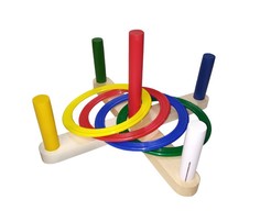 Активные игры RNToys Кольцеброс разборный с пластиковыми кольцами