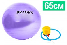 Мячи Bradex Мяч для фитнеса Фитбол-65 насосом