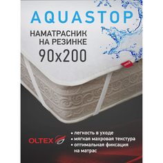 Наматрасники OL-Tex Наматрасник непромокаемый с резинками по углам AquaStop 200х90 ОННМ-90