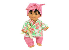 Куклы и одежда для кукол Lamagik S.L. Кукла Джестито Инфант в кимоно с розовыми штанишками 18 см