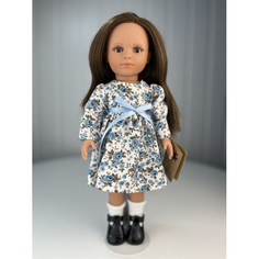 Куклы и одежда для кукол Lamagik S.L. Кукла Нина темноволосая в платье с цветами 33 см