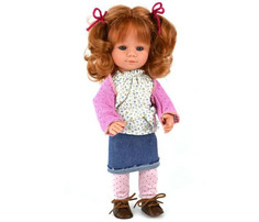 Куклы и одежда для кукол Dnenes/Carmen Gonzalez Кукла Мариэтта шатенка 34 см