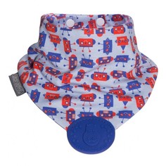 Нагрудники Нагрудник Cheeky Chompers Neckerchew Essentials с грызунком базовый Роботы