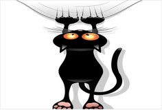 Коврики для купания Коврик JoyArty противоскользящий Кот-шкодник 77х52 см