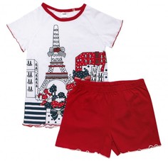 Домашняя одежда Клякса Пижама для девочки Париж
