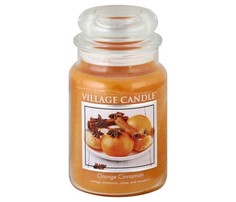 Декорирование Village Candle Ароматическая свеча большая Апельсин с Корицей