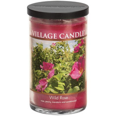 Декорирование Village Candle Ароматическая свеча Дикая роза стакан, большая