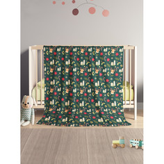 Пледы Плед JoyArty Мягкий плюшевый плед Рождественские свечи из микрофибры 130x180 см