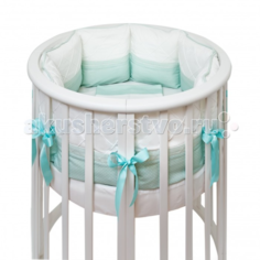 Комплекты в кроватку Комплект в кроватку Colibri&Lilly Mint Round (7 предметов)
