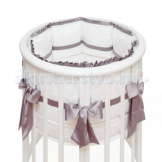 Комплекты в кроватку Комплект в кроватку Colibri&Lilly Graphite Round (5 предметов)