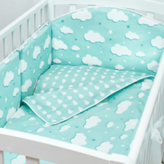 Бортики в кроватку Бортик в кроватку Fluffymoon Fresh Breeze 120х60 см