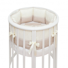 Комплекты в кроватку Комплект в кроватку Colibri&Lilly Cappuccino Round (5 предметов)