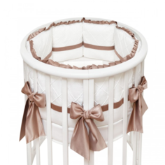 Бортики в кроватку Бортик в кроватку Colibri&Lilly Chocolate Round универсальный подушки