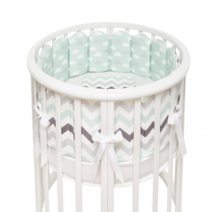 Бортики в кроватку Бортик в кроватку Colibri&Lilly Summer Time Round в круглую и овальную кроватку