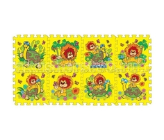 Игровые коврики Игровой коврик Играем вместе Львёнок и Черепаха коврик-пазл