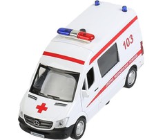 Машины Технопарк Машина Mercedes-Benz Sprinter Скорая помощь 14 см