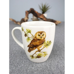 Посуда и инвентарь Думай о хорошем Кружка Сова 300 мл