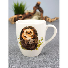 Посуда и инвентарь Думай о хорошем Кружка Ёж 300 мл