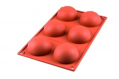 Выпечка и приготовление Silikomart Форма для приготовления пирожных Half Sphere 30х17 см