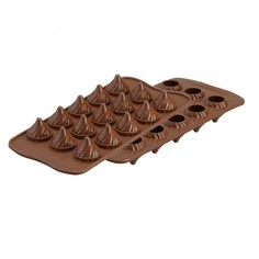 Выпечка и приготовление Silikomart Форма для приготовления конфет Choco Flame 21х11 см