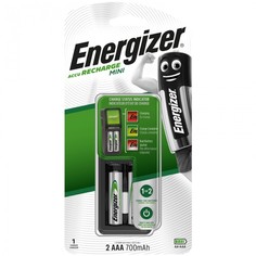 Батарейки, удлинители и переходники Energizer Зарядное устройство Mini с аккумуляторами AAA (HR03) 700mAh