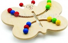 Деревянные игрушки Деревянная игрушка Мир деревянных игрушек Лабиринт-Бабочка