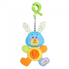 Подвесные игрушки Подвесная игрушка Biba Toys развивающая на клипсе Кролик