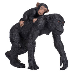 Игровые фигурки Konik Шимпанзе с детенышем