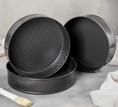 Выпечка и приготовление Доляна Набор разъемных форм для выпечки Элин Круг (3 предмета)