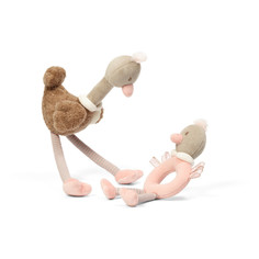 Мягкие игрушки Мягкая игрушка BabyOno Набор игрушек Ostrich Family