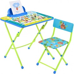Детские столы и стулья Ника Набор мебели (стол-парта+мягкий стул) Nika