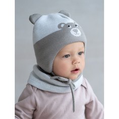 Шапки, варежки и шарфы Журавлик Комплект Мишка (шапка, снуд)