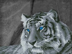 Картины своими руками Фрея Кристальная мозаика Загадочный тигр 52х39.5 см Freya