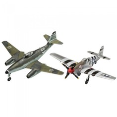 Сборные модели Revell Набор со сборными моделями истребитель Me262 и истребитель дальнего радиуса действия P-51