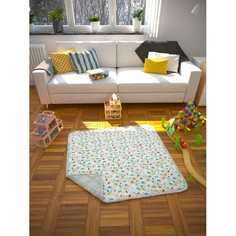 Игровые коврики Игровой коврик AmaroBaby детский стёганный Дорога 115х115 см