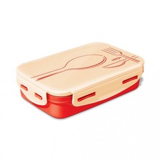 Контейнеры для еды Milton Термо ланч-бокс Steely Tiffin DeLuxe 425 мл ML37305-RB