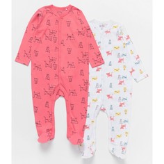 Боди, песочники, комбинезоны Artie Комбинезон для девочек Basic Babywear Кошечки 2AK-611d 2 шт.