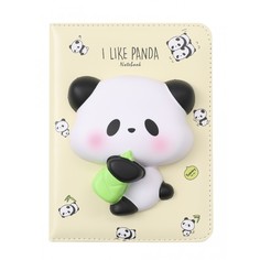 Блокноты Mihi Mihi Блокнот со сквишем Панда I Like Panda А5