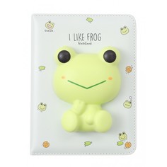 Блокноты Mihi Mihi Блокнот со сквишем Лягушонок I Like Frog А5