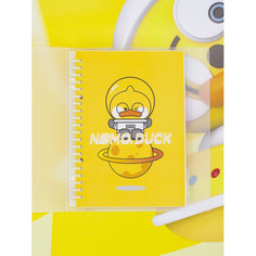 Блокноты Mihi Mihi Блокнот на кольцах Nomo Duck Emoji А5 в обложке