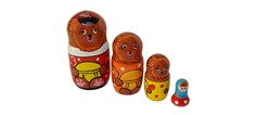 Деревянные игрушки Деревянная игрушка RNToys Матрешка Сказка Три медведя 4 в 1