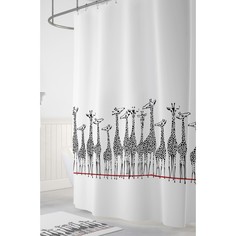 Шторы для ванны Tropikhome Шторы для ванн полиэстер Digital Printed Giraffe 180х200 см