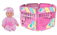 Куклы и одежда для кукол Loko Toys My Dolly Sucette Набор 37 см с игровой площадкой